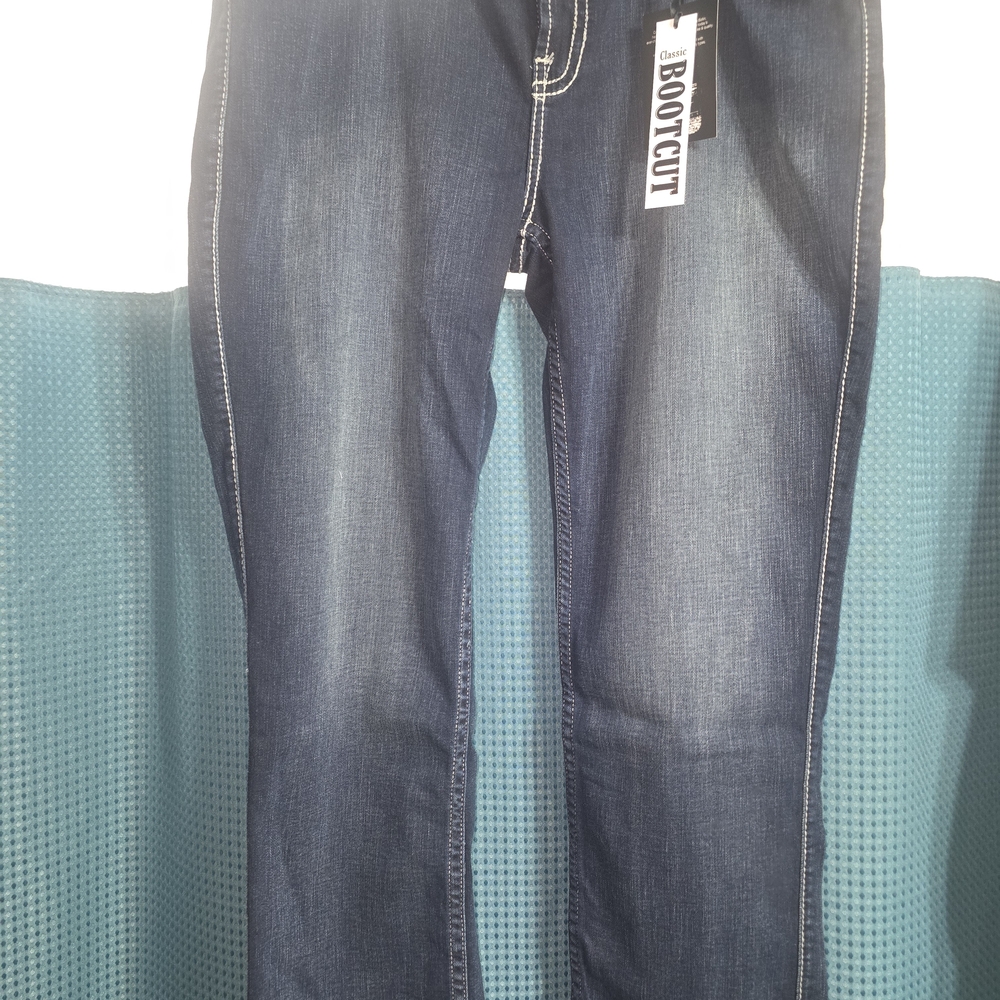 Cowgirl Tuff Dark Blue Boot Cut Jeans